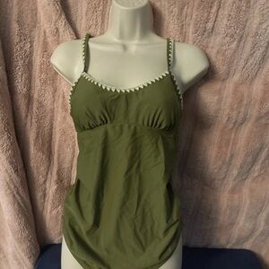 Cupshe Olive Green One-Piece Swimsuit